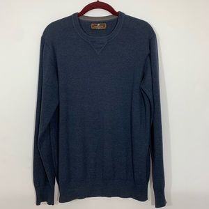 Marfinno Comfort Fit Men’s Navy Blue Crewneck Sweater M